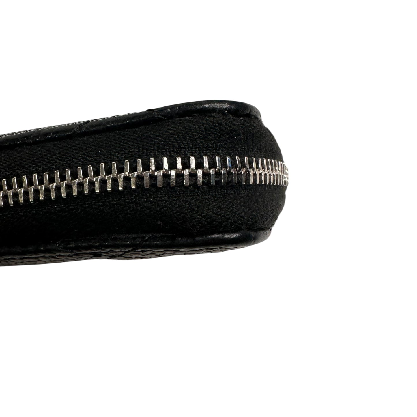 Chanel Caviar Quilted Zip Coin Purse Black