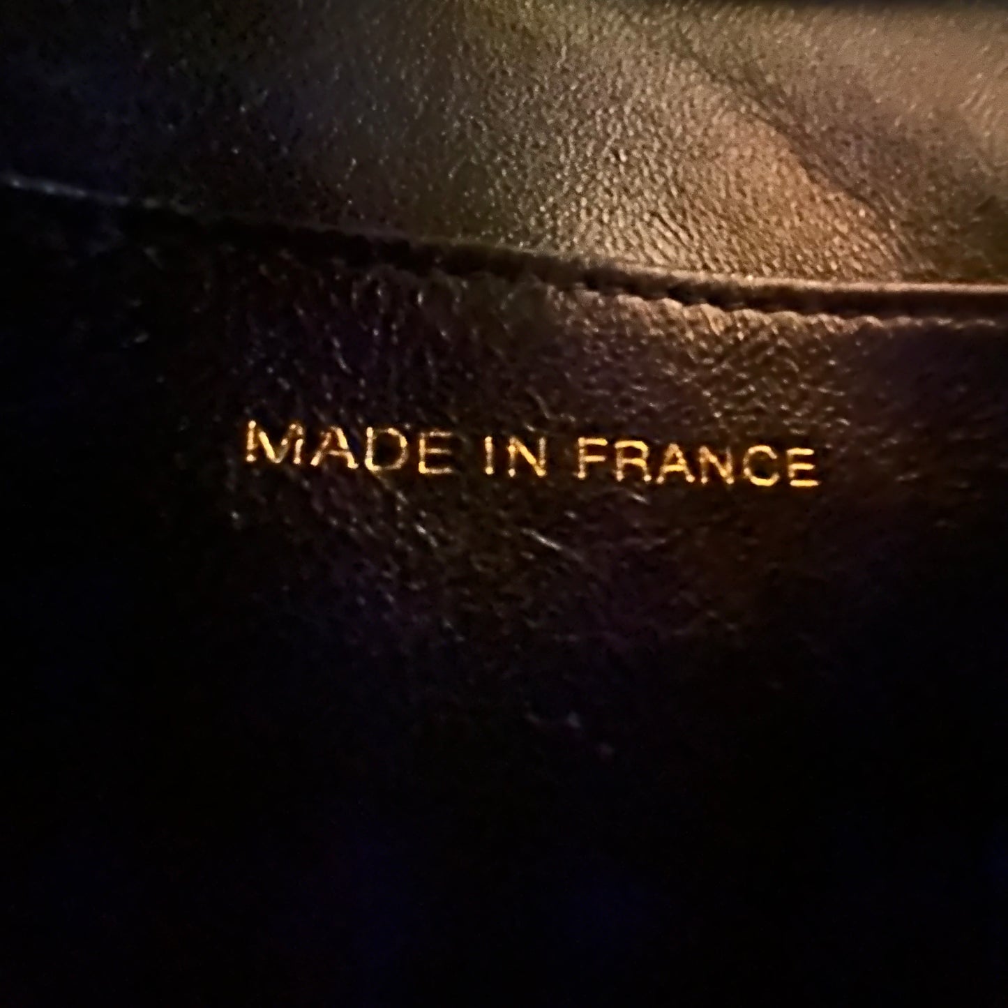 Chanel Vintage Lambskin Quilted Medallion in Black