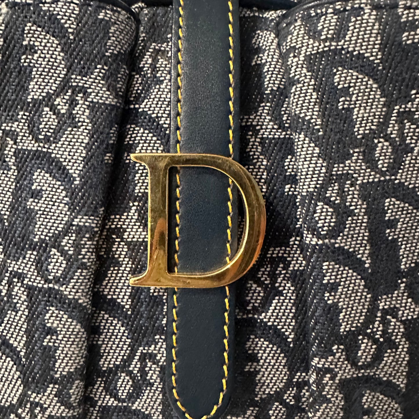 Christian Dior Vintage Diorissimo Mini Double Saddle Bowler Bag