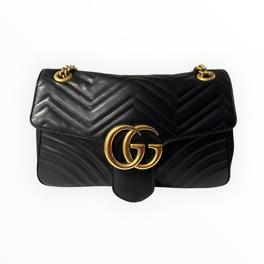 Gucci GG Marmont Medium Matelasse Leather Shoulder Bag