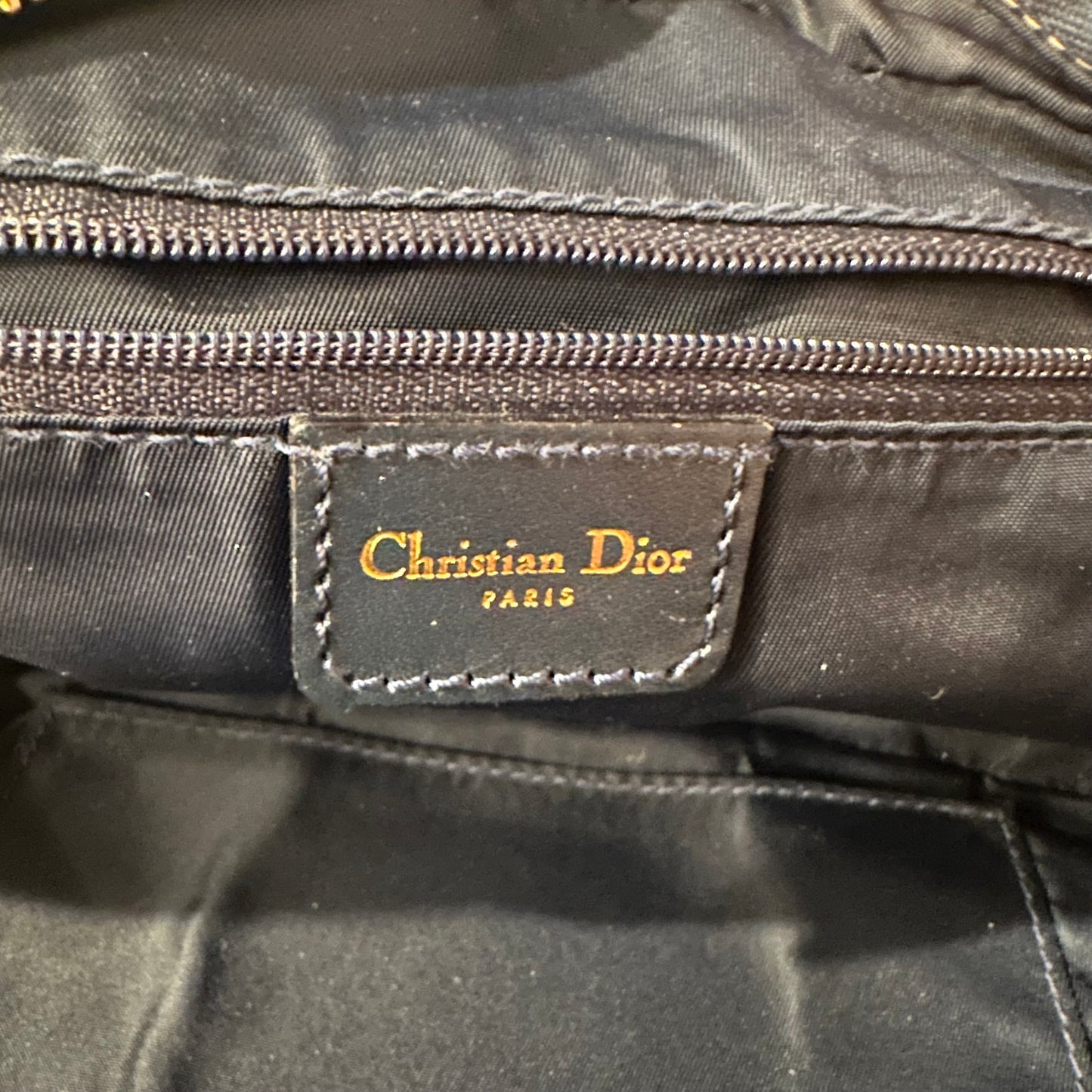Christian Dior Vintage Diorissimo Mini Double Saddle Bowler Bag