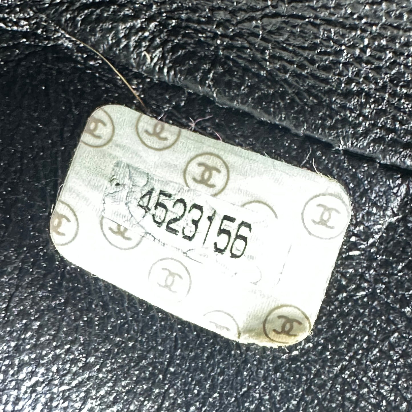 Chanel Vintage Lambskin Quilted Medallion in Black