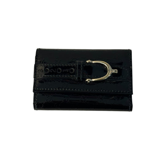 Gucci Microguccissima Black Patent Key Holder