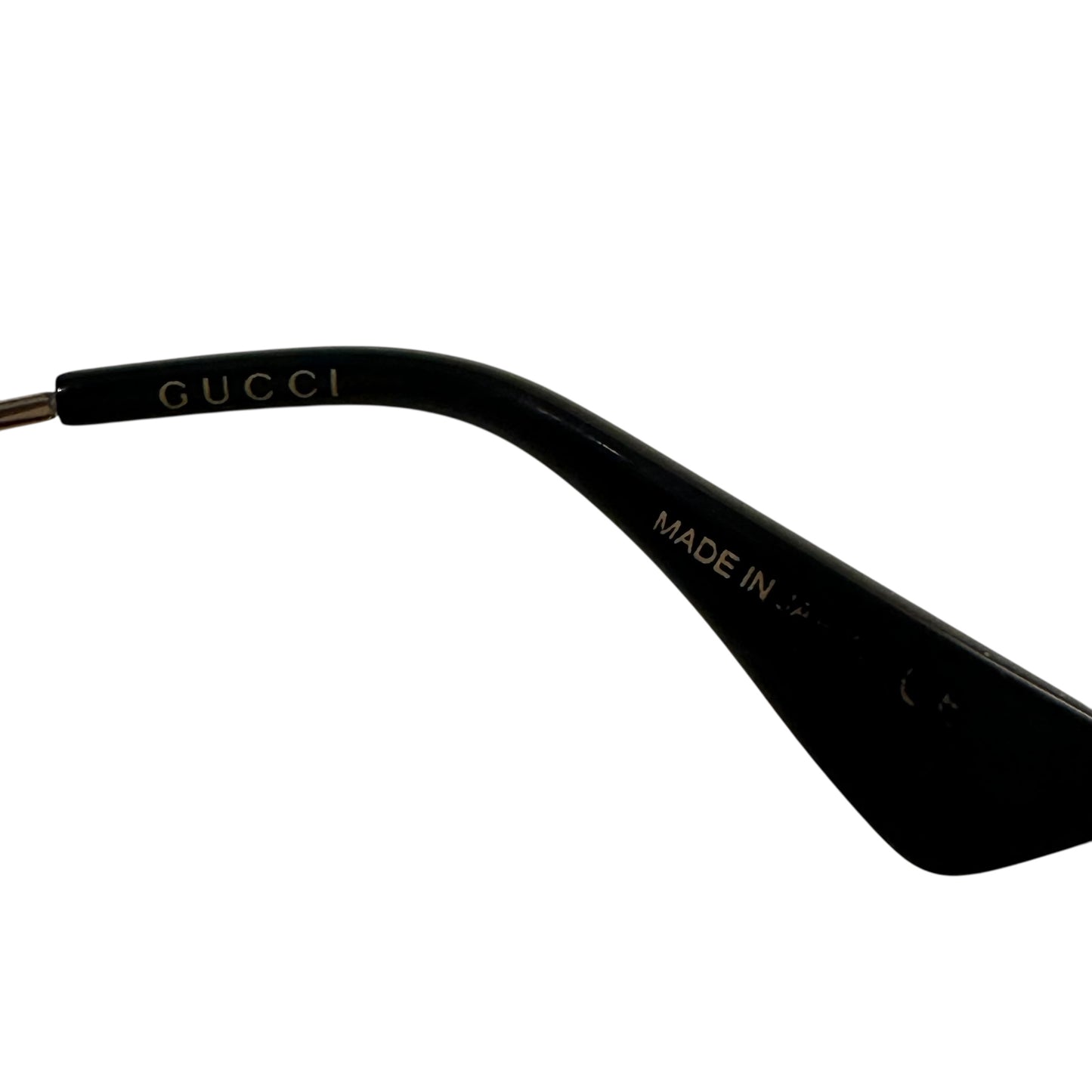 Gucci GG0106S Oversized Square Sunglasses – Tortoise with Gold Metal Accents