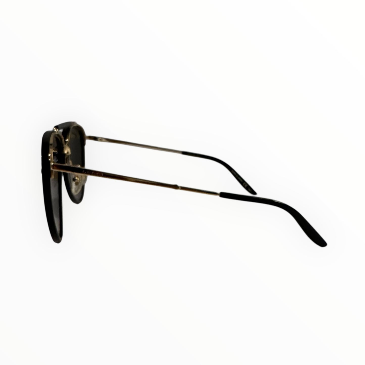 Gucci GG0672S Aviator Sunglasses – Black & Gold
