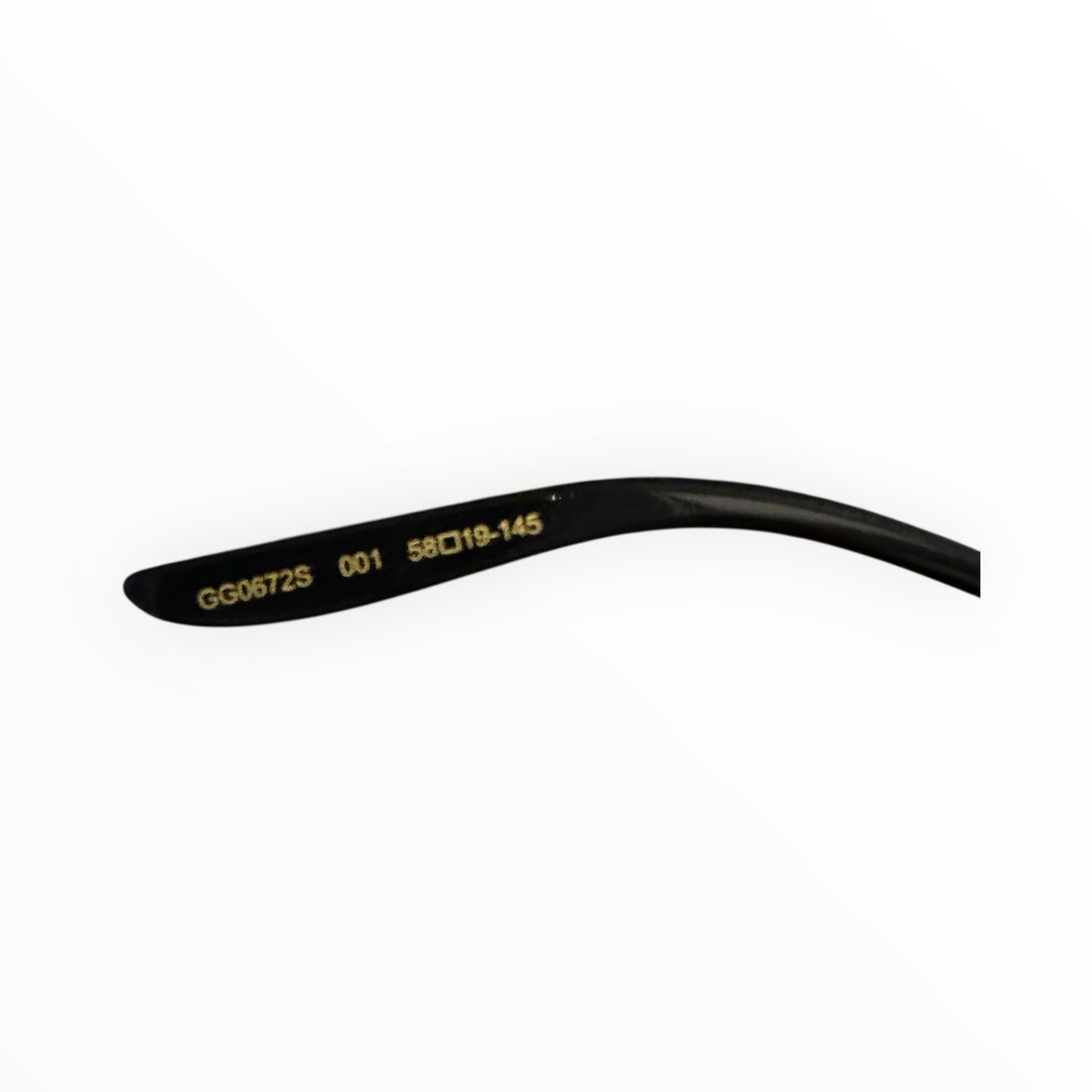 Gucci GG0672S Aviator Sunglasses – Black & Gold