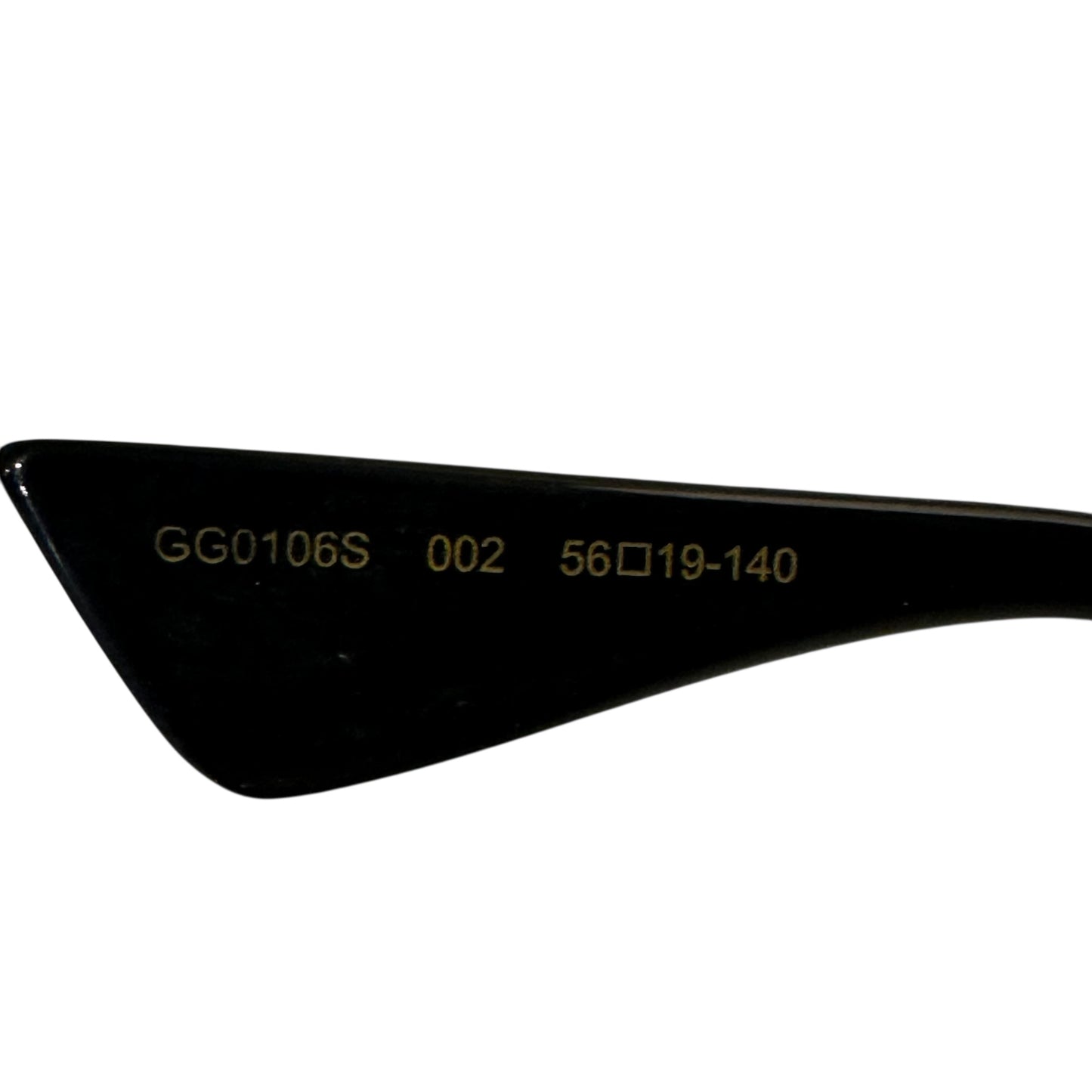 Gucci GG0106S Oversized Square Sunglasses – Tortoise with Gold Metal Accents