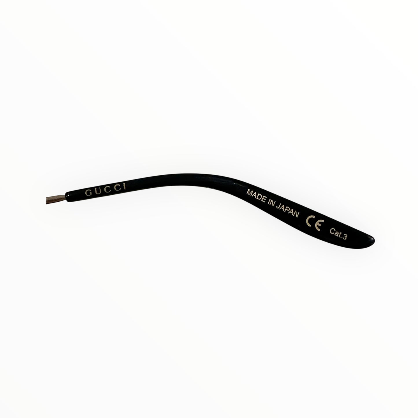 Gucci GG0672S Aviator Sunglasses – Black & Gold